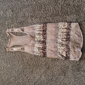Womens sequin tank
